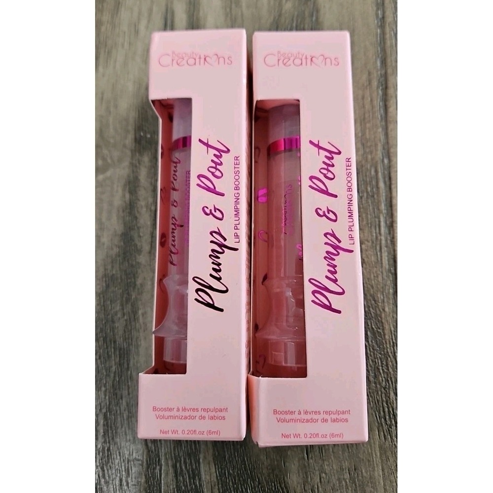 2X Beauty Creations Plump & Pout Lip Plumping Booster Pink Lemonade 0.20fl.oz